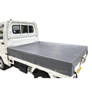 トラックシート 軽トラ用 1.9m×2.1m グレー [北海道・沖縄は配送不可](トラック・バス用品)