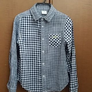 ベベ(BeBe)の【美品】SLAP SLIP ベベ ギンガムチェックシャツ 140(Tシャツ/カットソー)