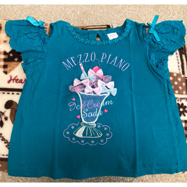 mezzo piano(メゾピアノ)のパフェ　トップス キッズ/ベビー/マタニティのキッズ服女の子用(90cm~)(Tシャツ/カットソー)の商品写真