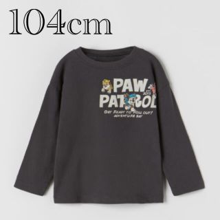 ザラキッズ(ZARA KIDS)の《新作》新品　パウパトロール　長袖　Tシャツ　3〜4歳　104cm(Tシャツ/カットソー)