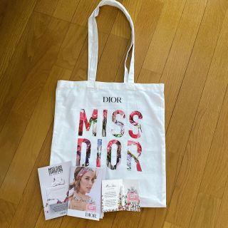 クリスチャンディオール(Christian Dior)の非売品　ミスディオール ノベルティー　Miss Diorトートバック　香水つき(トートバッグ)