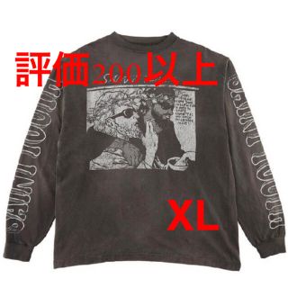 SAINT MICHAEL SONIC YOUTH XL 黒 L/S TEE(Tシャツ/カットソー(七分/長袖))