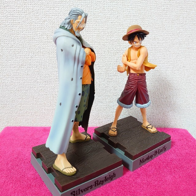 ワンピースフィギュア一番くじ　レイリー＆ルフィ　2体セット　一番くじ