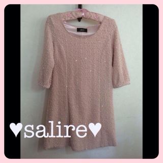 サリア(salire)の♥︎バックリボンワンピ♥︎(ミニワンピース)