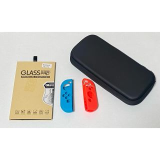 ニンテンドースイッチ(Nintendo Switch)のニンテンドーSwitch 未使用ガラスフィルム 本体カバー コントローラカバー(その他)