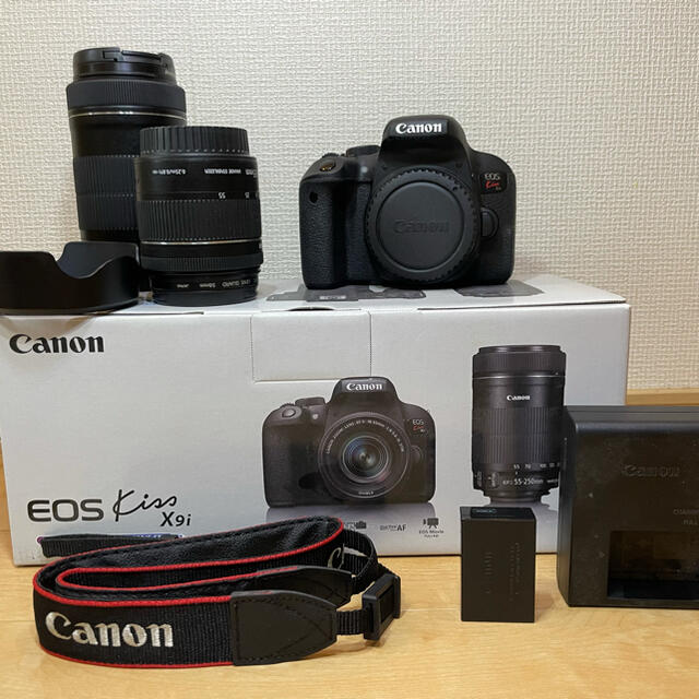 輝い Canon - EOS Kiss X9i ダブルズームキット デジタル一眼
