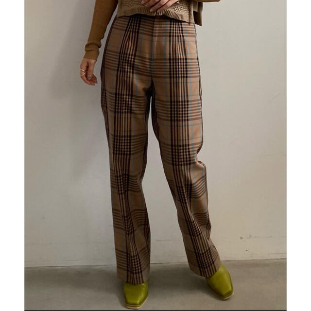 Ameri VINTAGE(アメリヴィンテージ)のCHEERFUL CHECK PANTS レディースのパンツ(その他)の商品写真