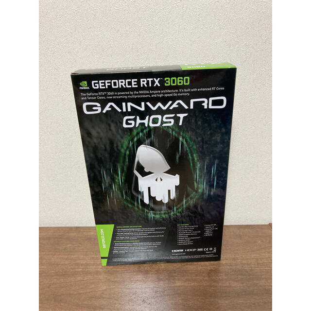 Ghost(ゴースト)の新品 GeForce RTX 3060 Ghost Gainward スマホ/家電/カメラのPC/タブレット(PCパーツ)の商品写真