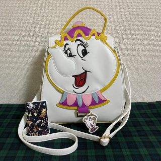 ディズニー(Disney)のaya様専用　ディズニー美女と野獣ベルポット夫人バッグ2wayバッグ(ショルダーバッグ)