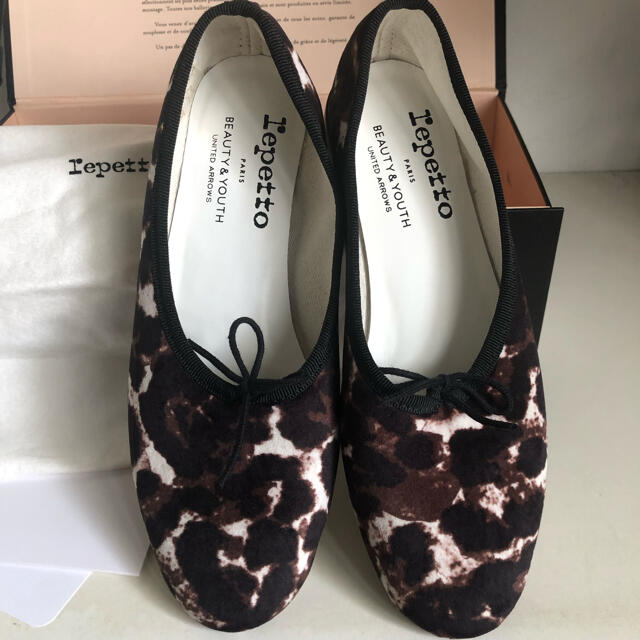 repetto BEAUTY&YOUTH別注　 レペットマノン　レオパード　36