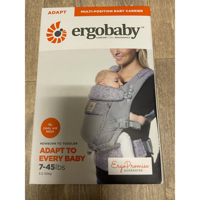 Ergobaby(エルゴベビー)の23．24日週末限定価格！！　エルゴベビー　アダプト　クールエア　ピンクデジカモ キッズ/ベビー/マタニティの外出/移動用品(抱っこひも/おんぶひも)の商品写真