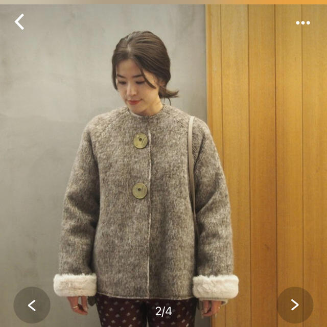 寄せ品 greed international ファーコート チェスターコート www.win