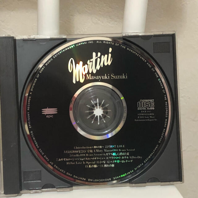 鈴木雅之 MARTINI CD ガラス越しに消えた夏 別れの街  エンタメ/ホビーのCD(ポップス/ロック(邦楽))の商品写真