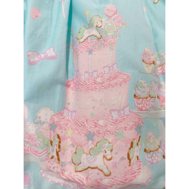 Angelic Pretty(アンジェリックプリティー)のDecoration Dream後ろフリルジャンパースカート レディースのワンピース(ひざ丈ワンピース)の商品写真