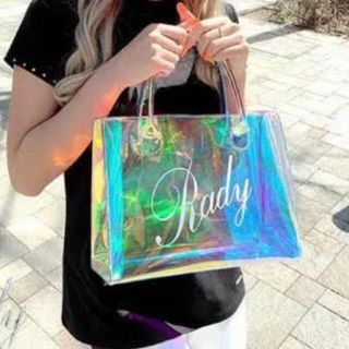 レディー(Rady)のつよぽんさん専用★週末値下げ★Rady★大人気オーロラバッグ★BLUE(トートバッグ)