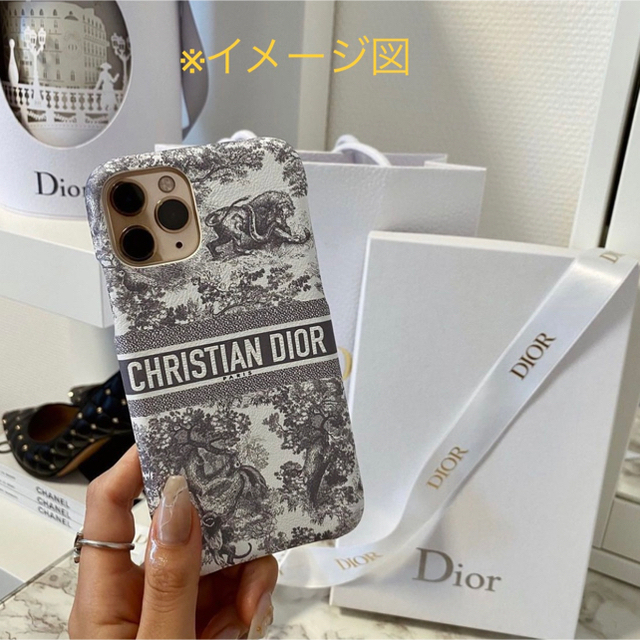 即納！最大半額！ Dior ケース(グレー) iPhone12/12pro - モバイル 