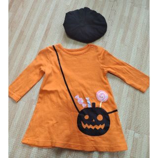 ベルメゾン(ベルメゾン)の帽子付きハロウィンワンピース(80)(ワンピース)