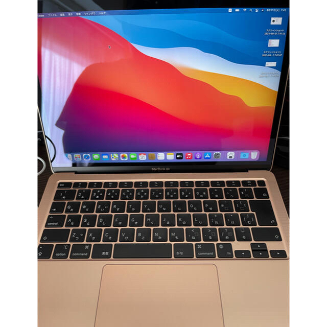 Apple - MacBookAir M1 ゴールド　メモリ8GB SSD512GB 上位モデル