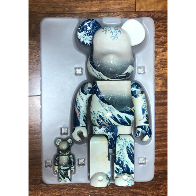 MEDICOM TOY - BE@RBRICK 葛飾北斎　神奈川沖浪裏　100%&400%