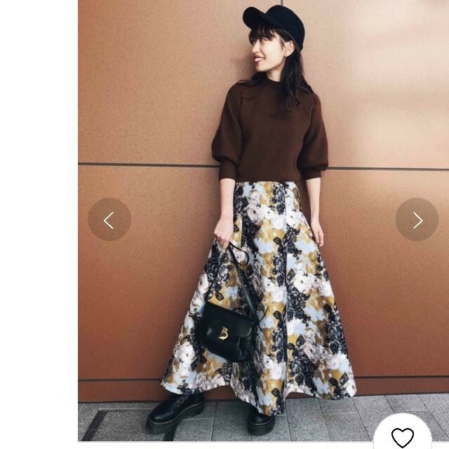 かるめ* 専用アメリ ABSTRACT FLOWER MERMAID SKIRT