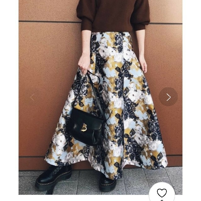 Ameri vintageABSTRACTFLOWERMERMAID SKIRT