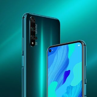 ファーウェイ(HUAWEI)の【美品】HUAWEI NOVA 5T Crush Green【開封済未使用品】(スマートフォン本体)