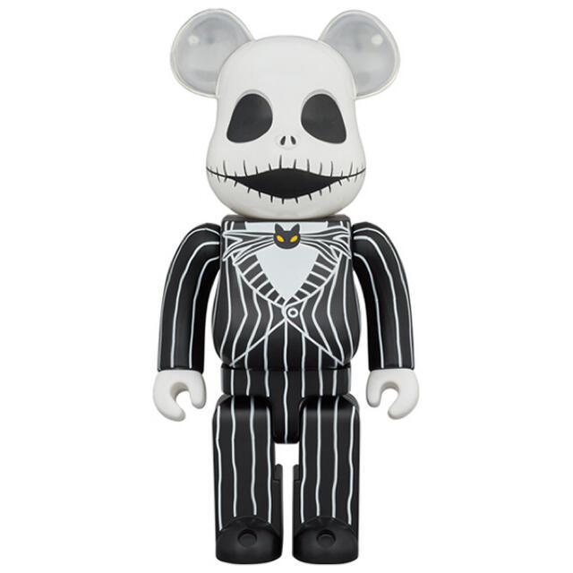 男の子向けプレゼント集結 MEDICOM TOY 1000% Skellington Jack BE@RBRICK - キャラクターグッズ