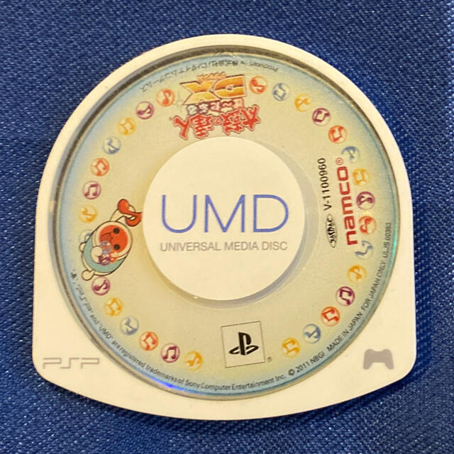 BANDAI NAMCO Entertainment(バンダイナムコエンターテインメント)の太鼓の達人ぽーたぶるDX psp 中古 エンタメ/ホビーのゲームソフト/ゲーム機本体(携帯用ゲームソフト)の商品写真