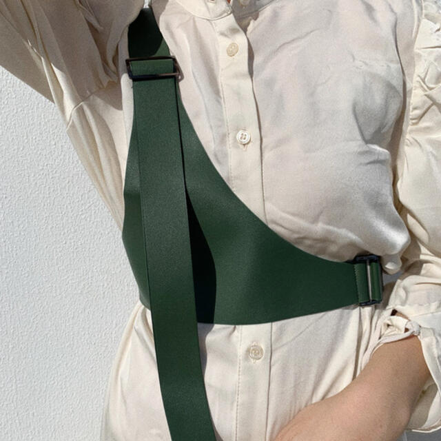 SLY(スライ)のOneshoulder harness belt GREEN No.691 レディースのファッション小物(ベルト)の商品写真