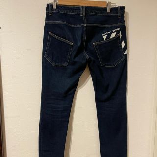 オフホワイト(OFF-WHITE)のOFF-WHITE SKINNY REGULAR LENGHT (デニム/ジーンズ)