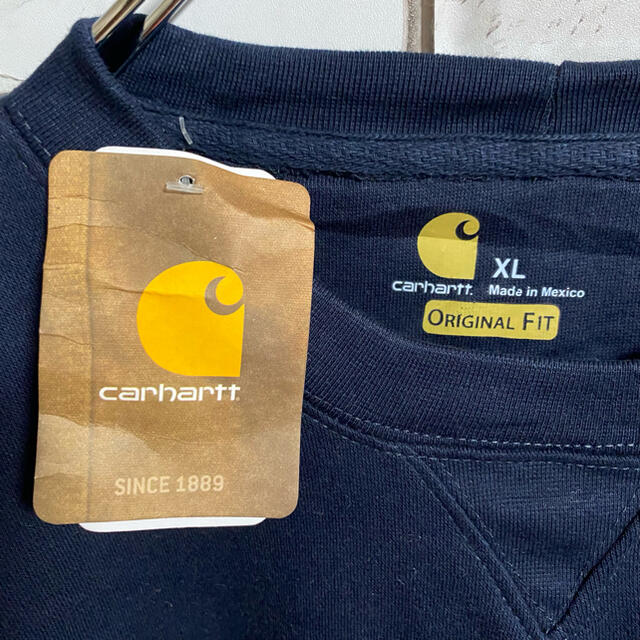 carhartt(カーハート)の90s カーハート メキシコ製 XL デッドストック ビッグシルエット ロゴタグ メンズのトップス(スウェット)の商品写真