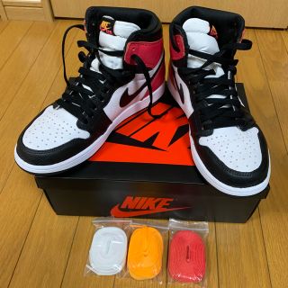 NIKE - 27.5cm エアジョーダン1レトロ ハイ OG つま黒カスタムの通販