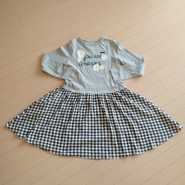 ベルメゾン(ベルメゾン)のベルメゾン　ワンピース キッズ/ベビー/マタニティのキッズ服女の子用(90cm~)(ワンピース)の商品写真