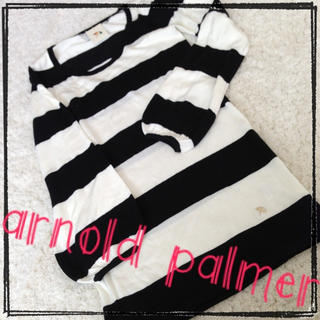 アーノルドパーマー(Arnold Palmer)のarnold palmerボーダーニット(ニット/セーター)