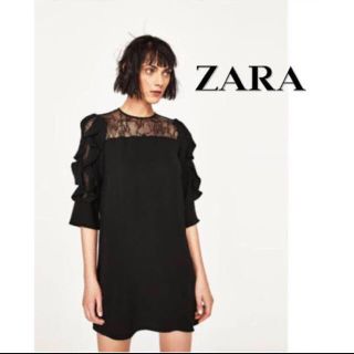 ザラ(ZARA)の二次会　お呼ばれ　ワンピース(ひざ丈ワンピース)