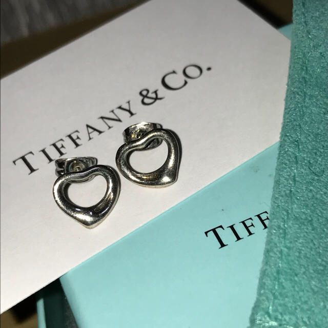 Tiffany & Co.(ティファニー)の本物♡箱付♡オープンハート レディースのアクセサリー(ピアス)の商品写真