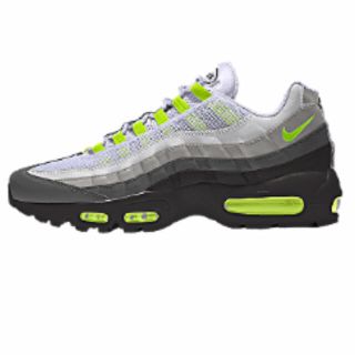 ナイキ(NIKE)のNIKE AIR MAX95 イエローグラデ風　NIKE by you 27.0(スニーカー)