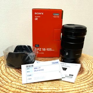 ソニー(SONY)の新品SONY E PZ 18-105mm F4 G OSS SELP18105G(レンズ(ズーム))