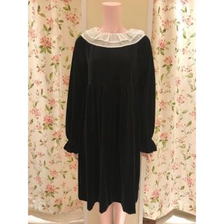 ケイティー(Katie)のKatie DRESS IN VELVET long sleeve ワンピース(ひざ丈ワンピース)