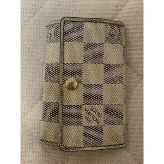 ルイヴィトン(LOUIS VUITTON)のルイヴィトン・ダミエ アズール  キーケース（中古）(キーケース)