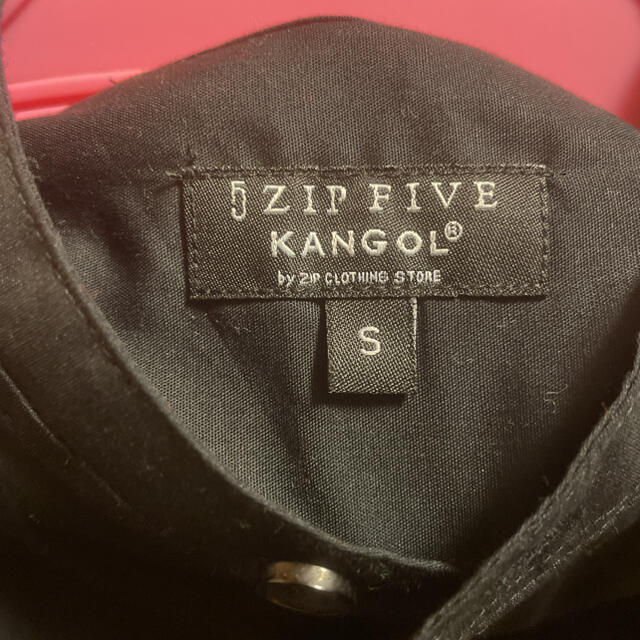 KANGOL(カンゴール)の【新品未使用】kangol カンゴール　バンドカラー　半袖シャツ　黒　Sサイズ メンズのトップス(シャツ)の商品写真