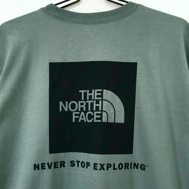 THE NORTH FACE(ザノースフェイス)のレアカラー  ♪ ノースフェイス  BOX Tシャツ モスグリーン 4XL 5L メンズのトップス(Tシャツ/カットソー(半袖/袖なし))の商品写真