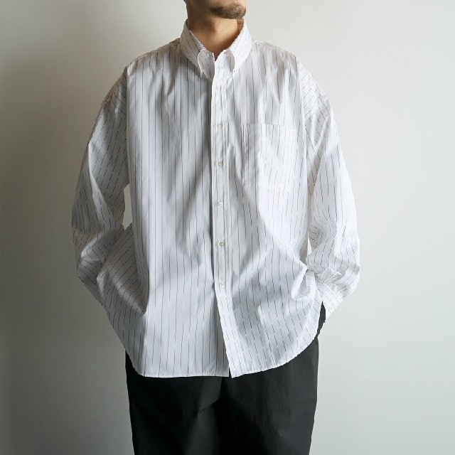 Graphpaper Thomas Mason Box Shirt RED STメンズ