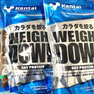 ケンタイ(Kentai)の【2袋まとめ買い】ケンタイウエイトダウン　ソイプロテイン ココア風味 1kg(プロテイン)