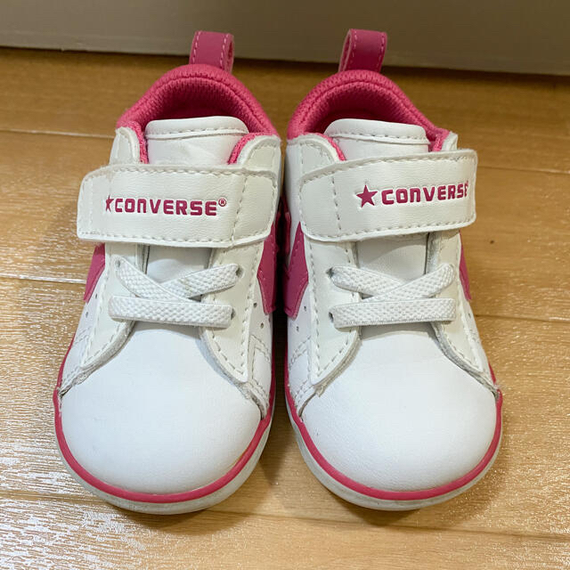 CONVERSE(コンバース)のコンバース スニーカー 12.5cm EE幅 ピンク キッズ/ベビー/マタニティのベビー靴/シューズ(~14cm)(スニーカー)の商品写真