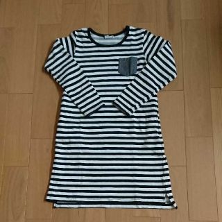 ブランシェス(Branshes)のbranshesブランシェスボーダーワンピース　140(Tシャツ/カットソー)