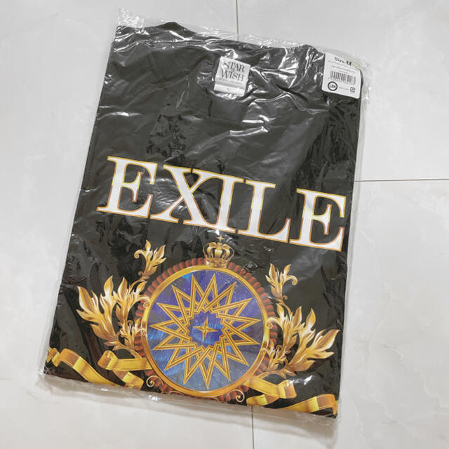 EXILE(エグザイル)のEXILE star of wish ツアーTシャツ ブラック M エンタメ/ホビーのタレントグッズ(ミュージシャン)の商品写真