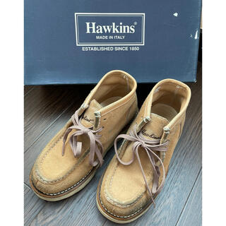 ホーキンス(HAWKINS)の Hawkins 22.5cm スウェードモカシンワークブーツ(ローファー/革靴)