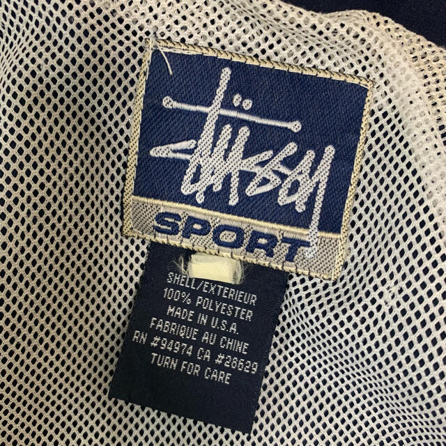 STUSSY(ステューシー)の【古着】90s STUSSY SPORT ナイロンジャケット メンズのジャケット/アウター(ナイロンジャケット)の商品写真