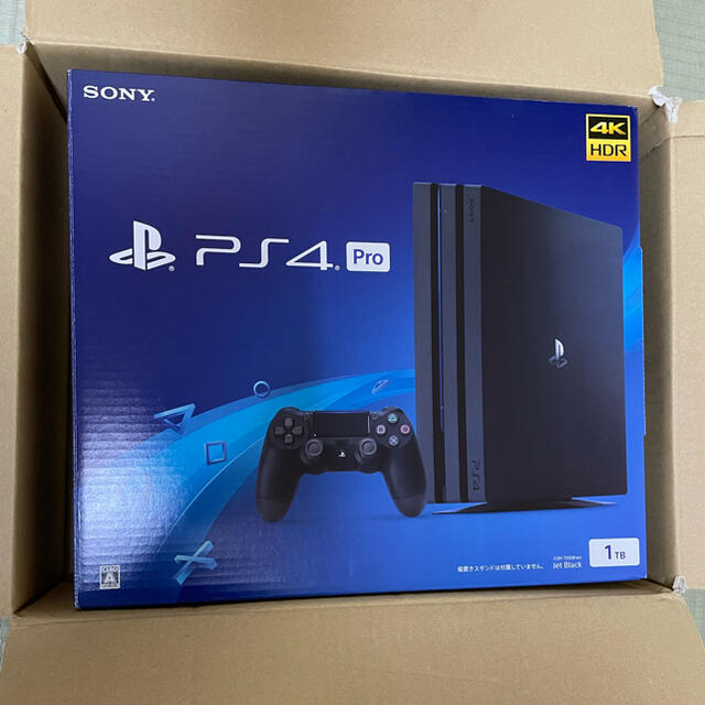 美品 PS4 PRO 7200 最新型番 1TB ジェットブラック プレステ4 | www